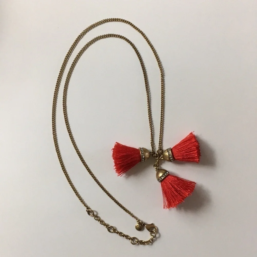 J Crew Tassel Necklace